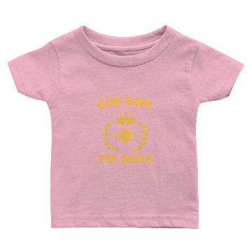 Discover Bee Beekeeping God Save The Queen Bee Environmental Beekeeper49 Beekeeper Baby T-shirts