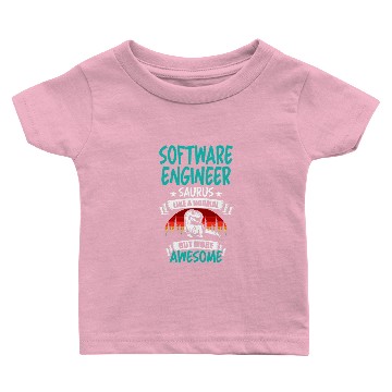 Discover Dinosaur Dino Software Engineer Saurus Like Normal T Rex Dinosaur Baby T-shirts