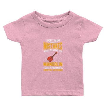 Discover Mandolin Lover Creative Decisions Mandolinist 2 Baby T-shirts