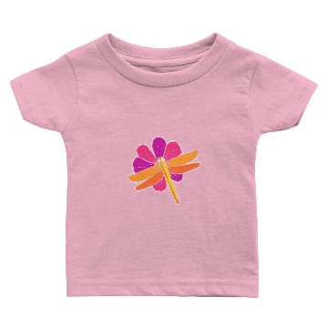 Discover Dragonfly Flower Botanist Baby T-shirts