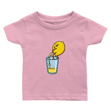 Discover Funny Humor Citrus Lemon Lemonade Making Baby T-shirts