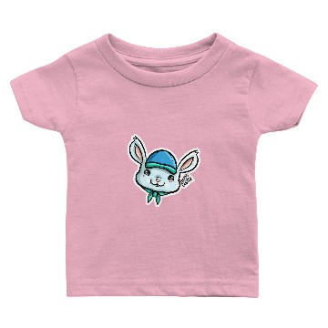 Discover Scout Happy Easter Bunny Boy With Cap For Happy Easter Baby T-shirts