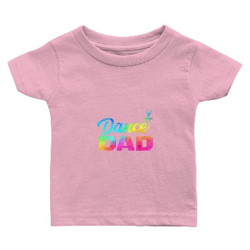 Discover Multicolor Retro Dance Dad Baby T-shirts