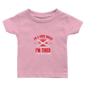 Discover Knifemaking knifes Making Bladesmith Smithing knifes Forging Baby T-shirts