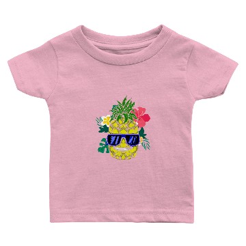 Discover pineapples Aloha Honolulu Tropical Baby T-shirts