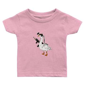 Discover Peace Was Never An Option Silly Goose Meme Funny Baby T-shirts