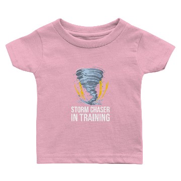 Discover Tornado Storm Chaser In Training For Meteorologist Baby T-shirts