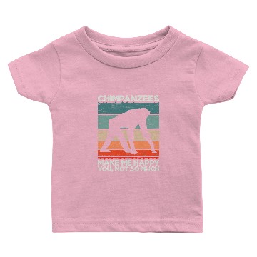 Discover vintages Chimpanzees Monkey Chimp Ape Wildlife Chimpanzee Baby T-shirts