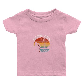 Discover The Birding Crew Birdwatching Gift Baby T-shirts