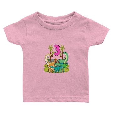 Discover Dinosaur Dino Paradise For Ages 3 Dinosaur Baby T-shirts