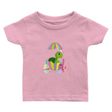 Discover KV9 Turtle Easter Egg Bunny Easter Bunny Baby T-shirts
