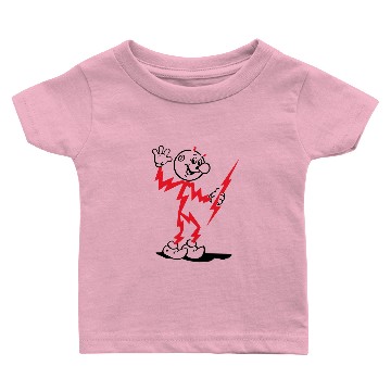 Discover Reddy Kilowatt Electrical Mascot Retro Baby T-shirts
