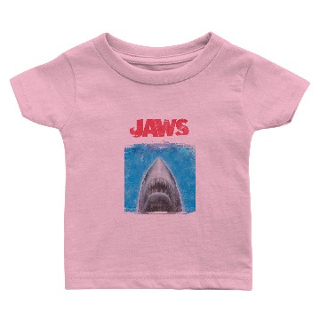 Discover Jaws Distressed Movie Poster Baby T-shirts