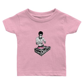 Discover Bruce Lee Dj Vintage Party (mod - remaster) - Bruce Lee - Baby T-shirts