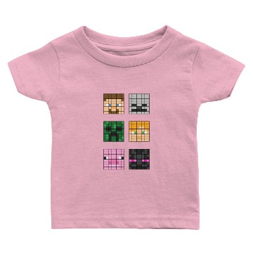 Discover Famous characters - Minecraft - Baby T-shirts