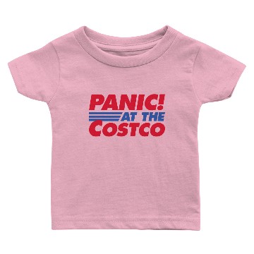 Discover Panic at the Costco - Panic - Double Sided Mineral Wash Baby T-shirts