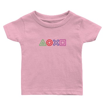 Discover playstation buttons glow Baby T-shirts