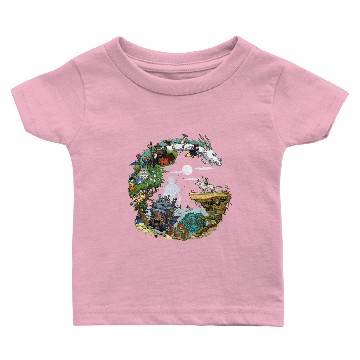 Discover Studio Ghibli Baby T-shirts, Miyazaki World Baby T-shirts