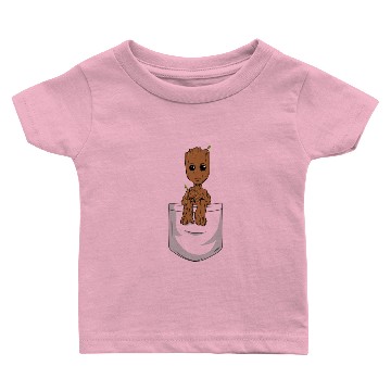 Discover A Pocket Groot - Pocket - Baby T-shirts