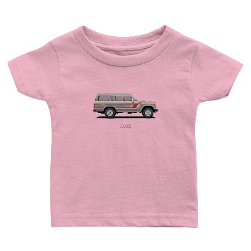 Discover Land Cruiser 60 Grey - Land Cruiser - Baby T-shirts