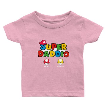 Discover Super Daddio Personalized Baby T-shirts, Gift For Dad