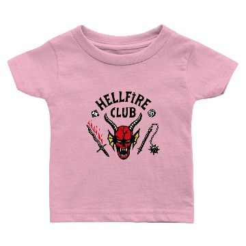 Discover Hellfire Club - Stranger Things - Baseball Tees Baby T-shirts