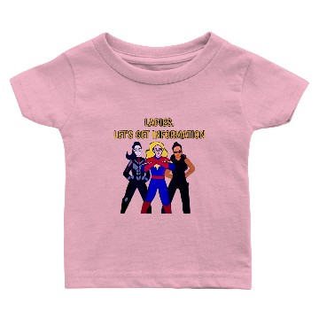 Discover Ladies Lets Get Information Ms Marvel Baby T-shirts