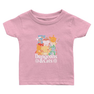 Discover Dungeons And Cats Fantasy Dragons Game Pullover Baby T-shirts