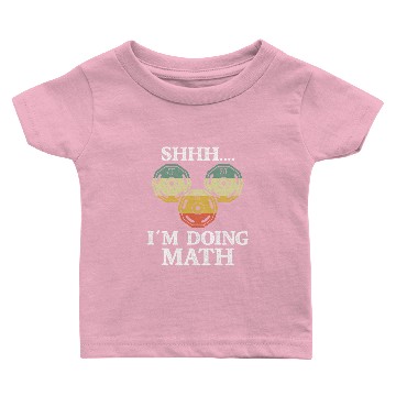 Discover Shhh I'm Doing Math Baby T-shirts