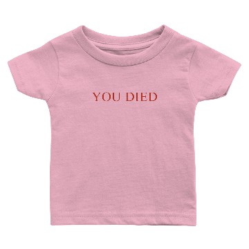 Discover YOU DIED Bloodborne Dark Souls Zip Baby T-shirts