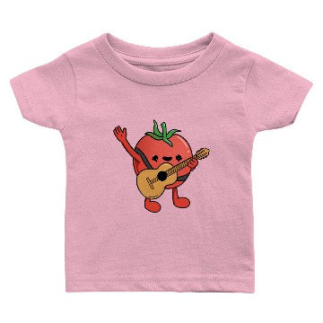 Discover Tomato Playing Guitar Baby T-shirts