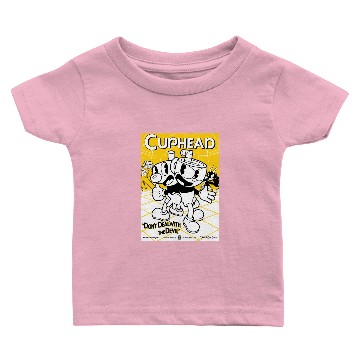 Discover Cuphead Don't Deal With The Devil Poster Baby T-shirts