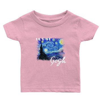 Discover Let It Gogh Starry Night Baby T-shirts
