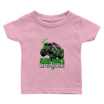 Discover Grave Digger Bad Tot The Bone Baby T-shirts