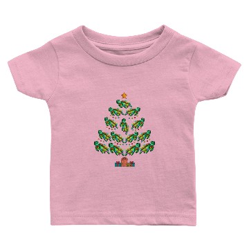 Discover Sea Turtle Christmas Tree Pullover Baby T-shirts