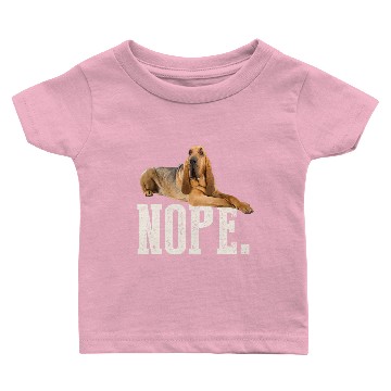 Discover Nope Lazy Bloodhound Baby T-shirts