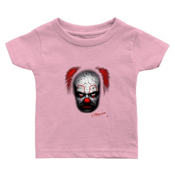 Discover Evil Clown Scary Black Baby T-shirts
