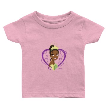 Discover Disney Princess - Tiana Heart Baseball Tees Baby T-shirts