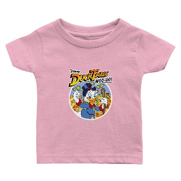 Discover Disney DuckTales Classic Uncle Scrooge Woo oo Baseball Tees Baby T-shirts