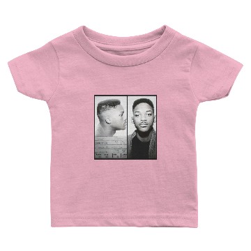 Discover Will Smith Mugshot Short Sleeve Baby T-shirts, Celebrity Baby T-shirts, Funny Baby T-shirts