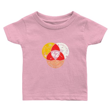 Discover 42 Answer to Life Universe and Everything science Baby T-shirts