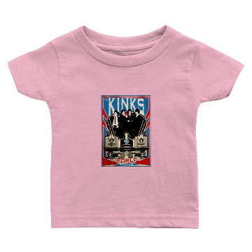 Discover The Kinks Band World Tour Essential Baby T-shirts