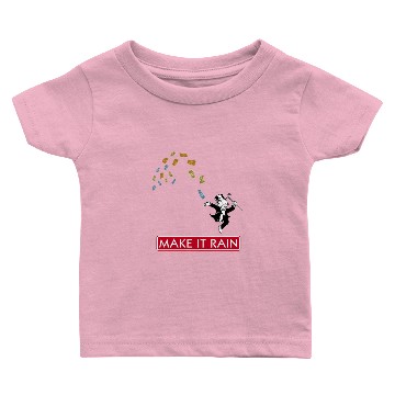 Discover Make it Rain Monopoly Baby T-shirts