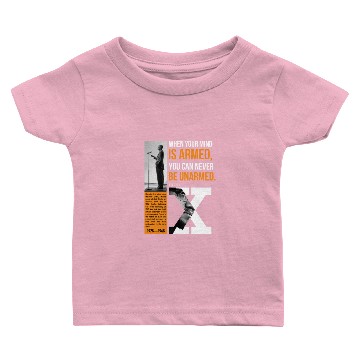 Discover Malcolm X Quote Baby T-shirts