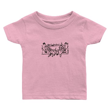 Discover Fort Worth Stockyards Graphic Baby T-shirts