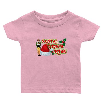 Discover Santa! I Know Him! Baby T-shirts