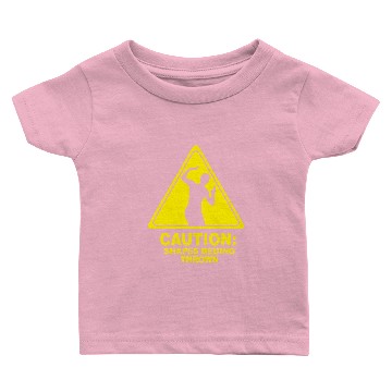 Discover CAUTION SHAPES BEING THROWN PRINTED Baby T-shirts