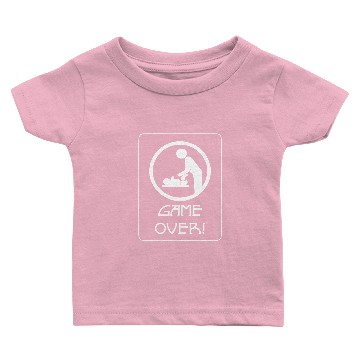 Discover New Dad Game Over, Baby Daddy Parent Baby T-shirts