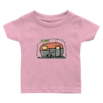 Discover Happy Camper Baby T-shirts
