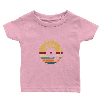 Discover Retro Vinyl Record Vinyls LP Record Baby T-shirts